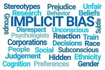 implicit bias word cloud