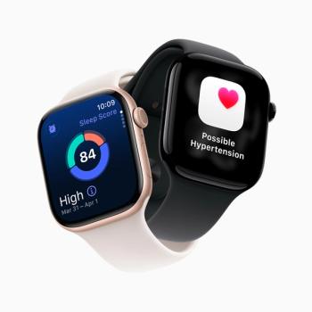 The newest Apple Watch will flag possible hypertension, pending FDA clearance © Apple Inc.
