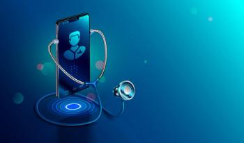 phone with stethoscope