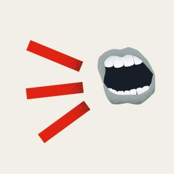 anger shout concept