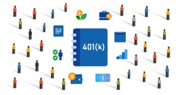 401(k) folder graphic