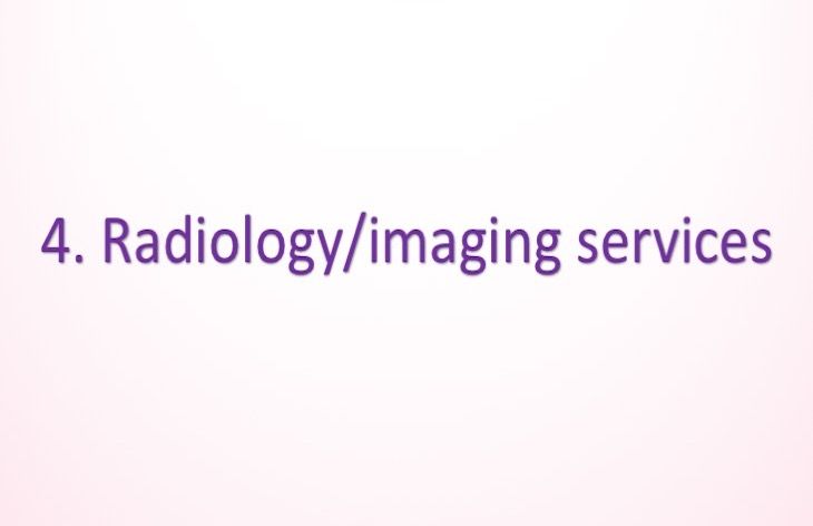 Radiology and imaging services