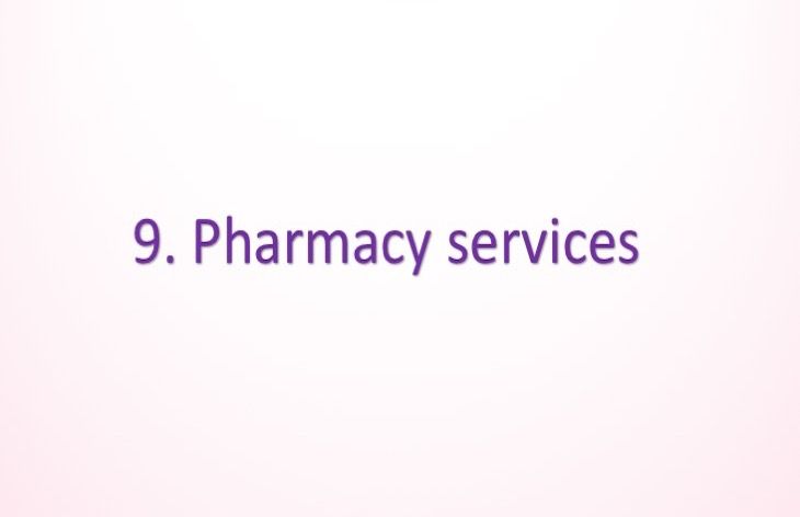 Pharmacy services