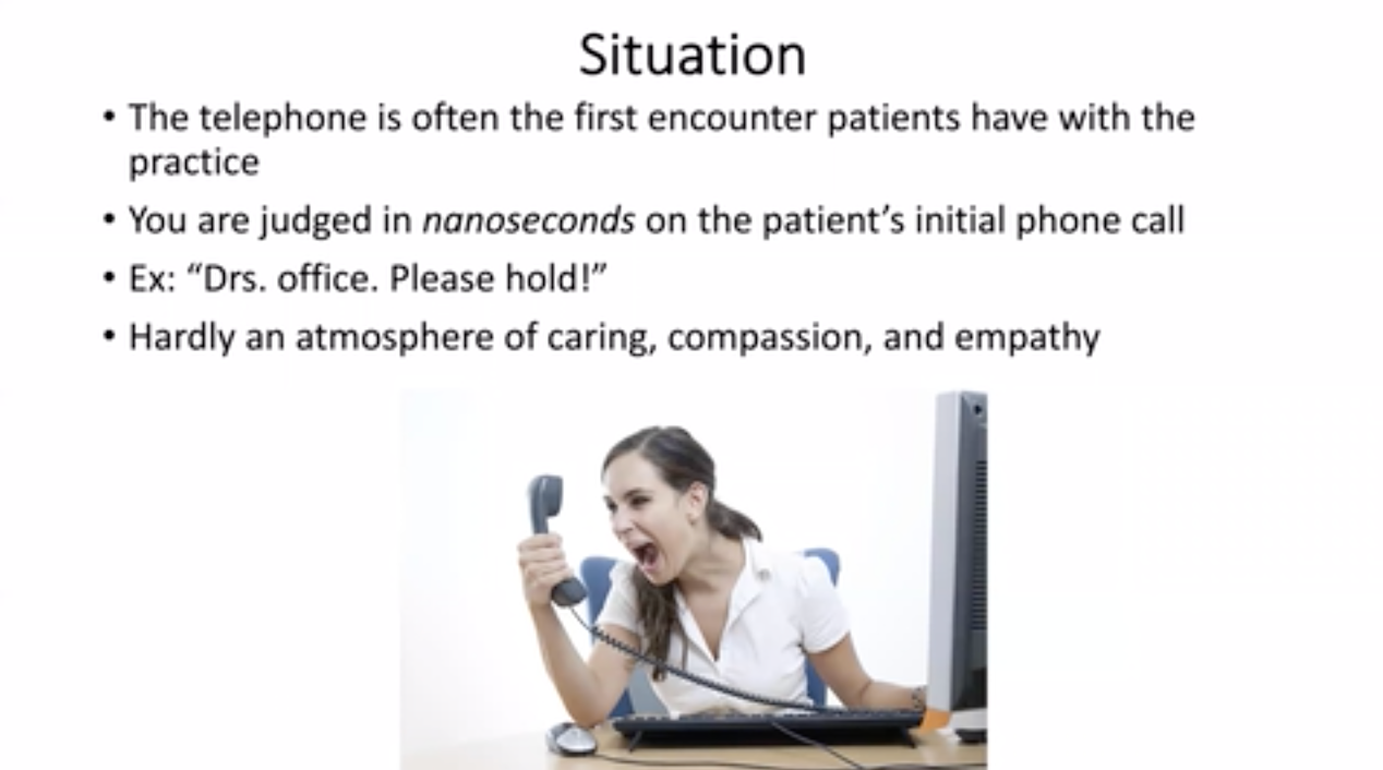 Telephone etiquette tips for physicians and staff