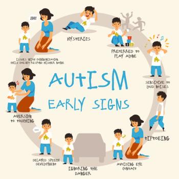 autism early signs diagram: © sabelskaya - stock.adobe.com