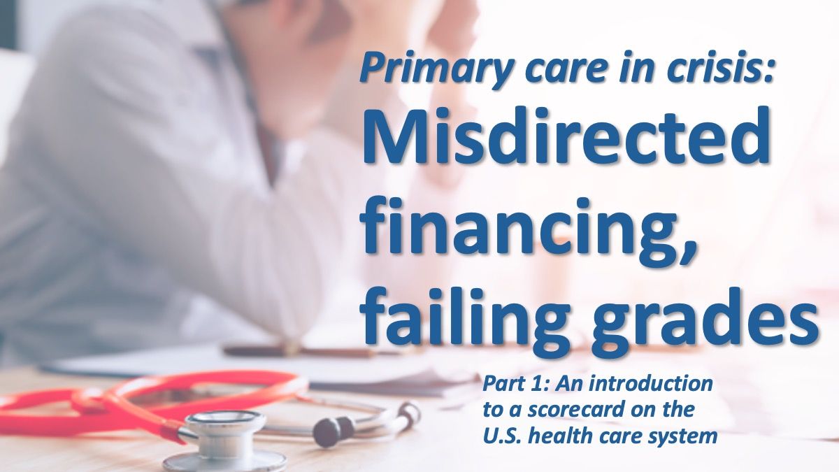 Primary care in crisis: comments from 3 experts