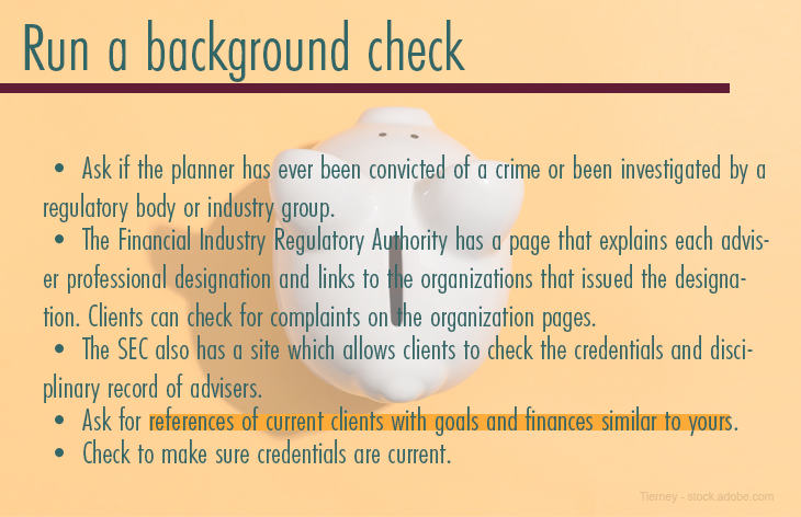 Run a background check