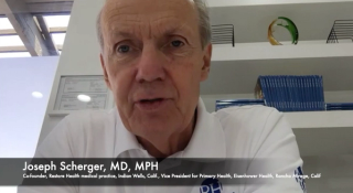 Joseph Scherger, MD, gives advice