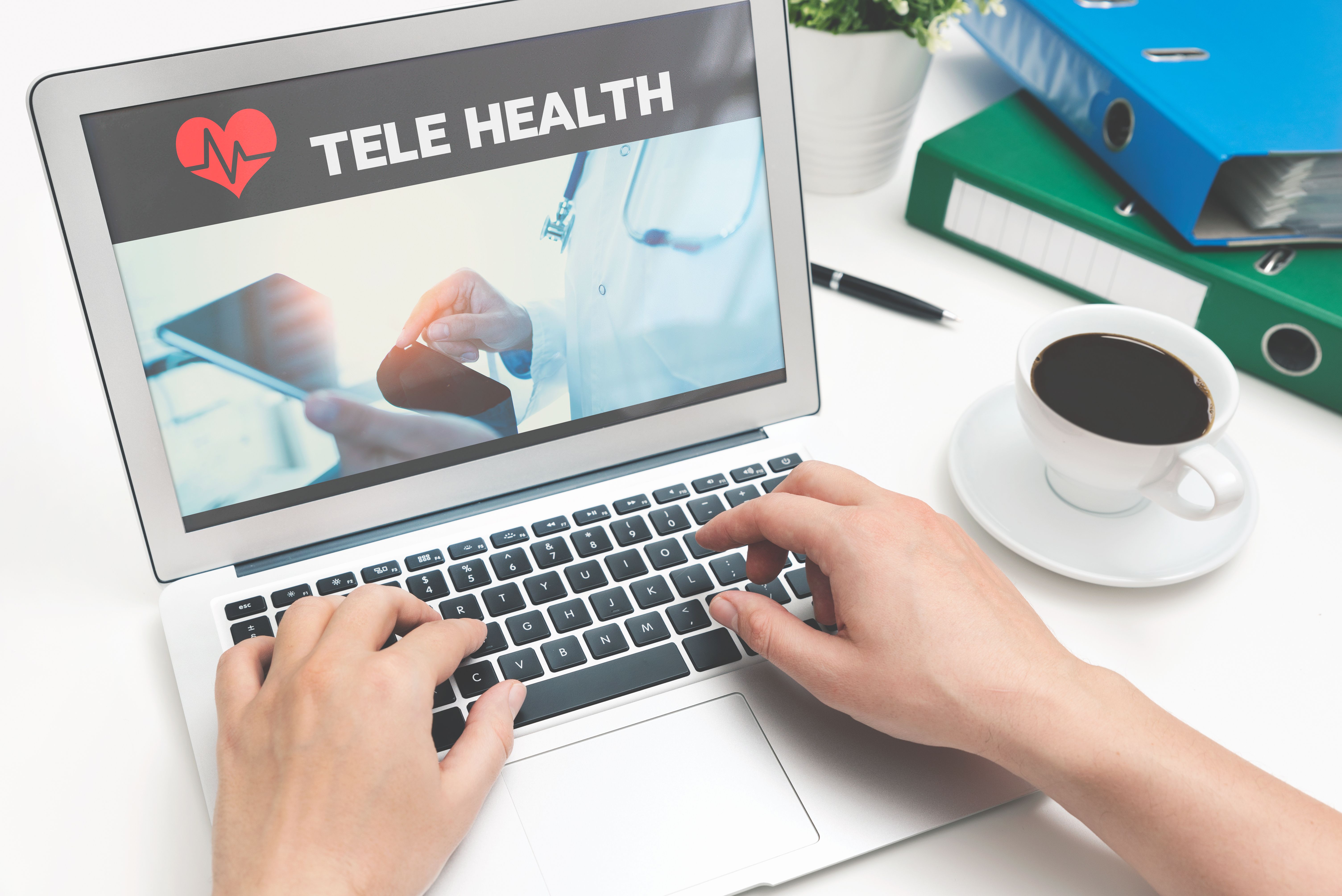 telemedicine telehealth concept on laptop: © Proxima Studio - stock.adobe.com