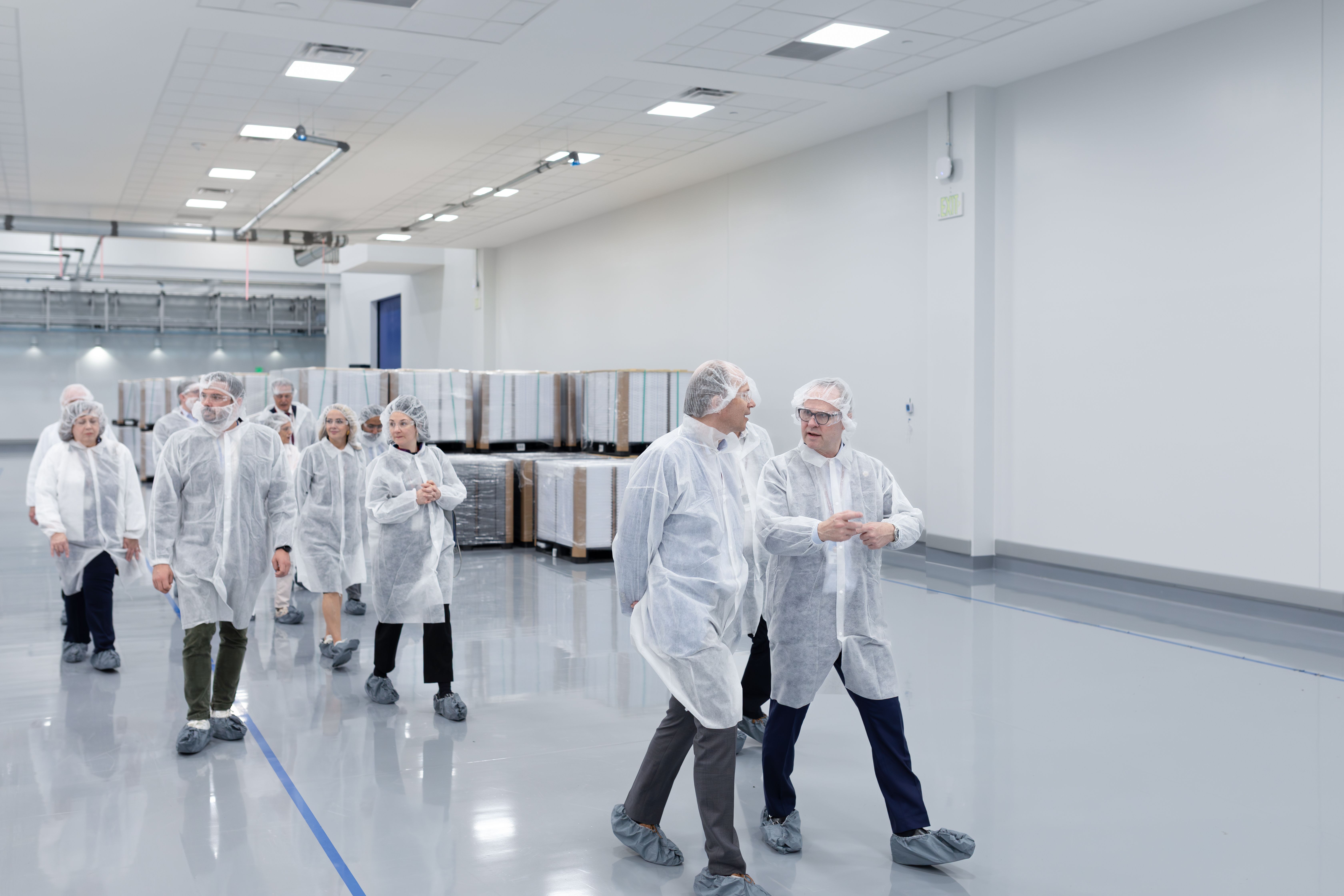 VIPs touring SHL Medical's new South Carolina plant: ©SHL Medical