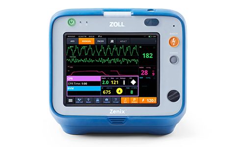 Zoll Zenix monitor/defibrillator: ©Asahi Kasei