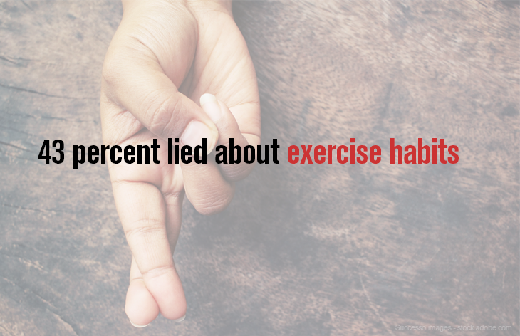 Lying about Exercise habits