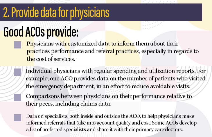 2. Provide data for physicians