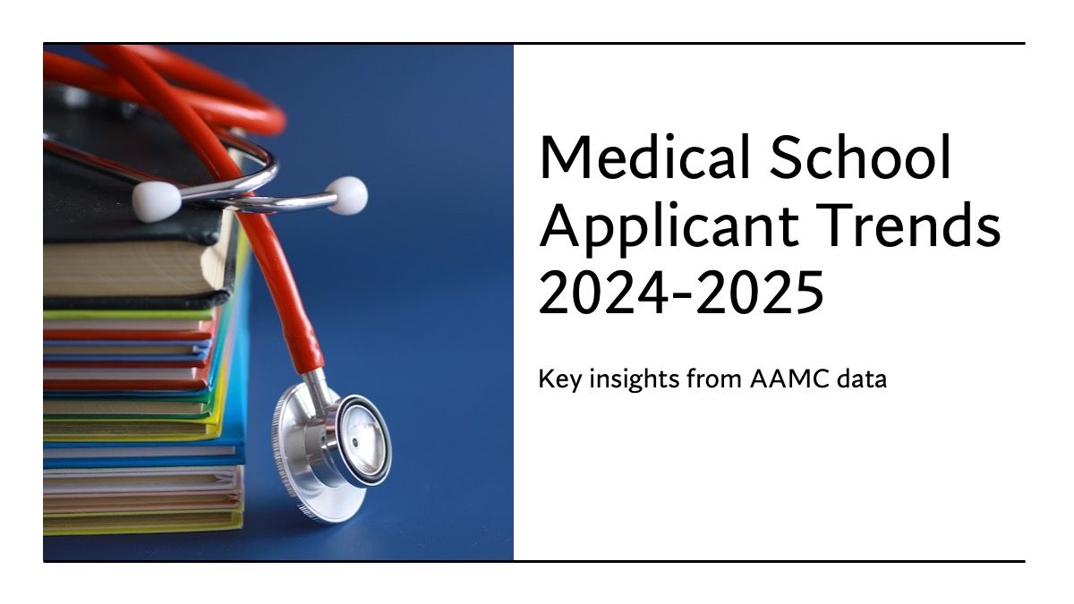 Medical School Applicant Trends 2024-2025 © alexkich - stock.adobe.com