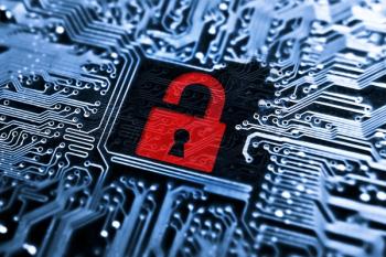 Hacked symbol on computer circuit board open padlock: © weerapat1003 - stock.adobe.com