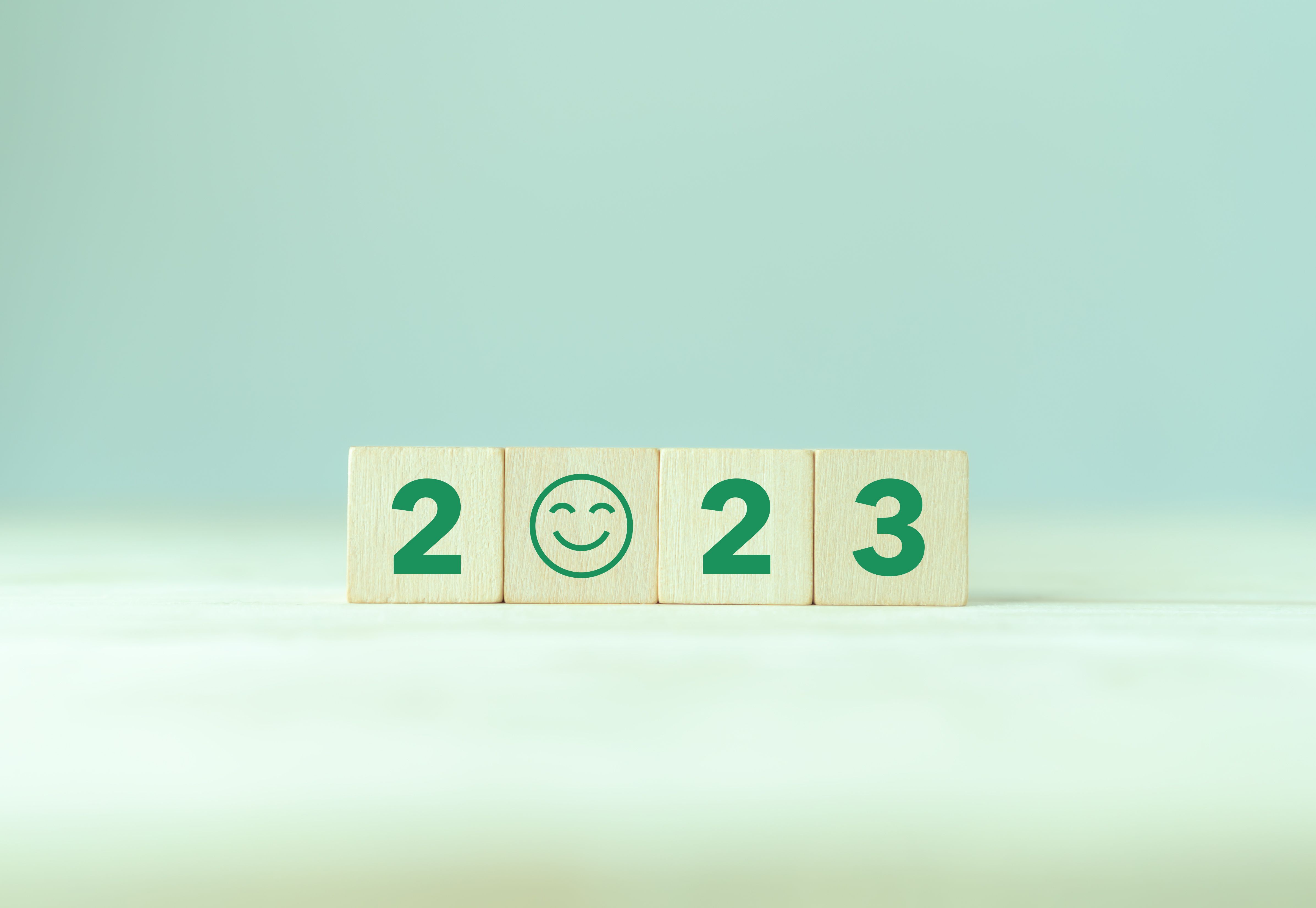 happy 2023 blocks © Parradee - stock.adobe.com