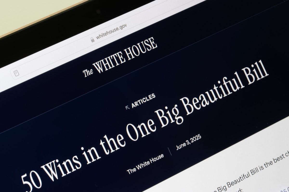 one big beautiful bill act on computer: © Tada Images - stock.adobe.com