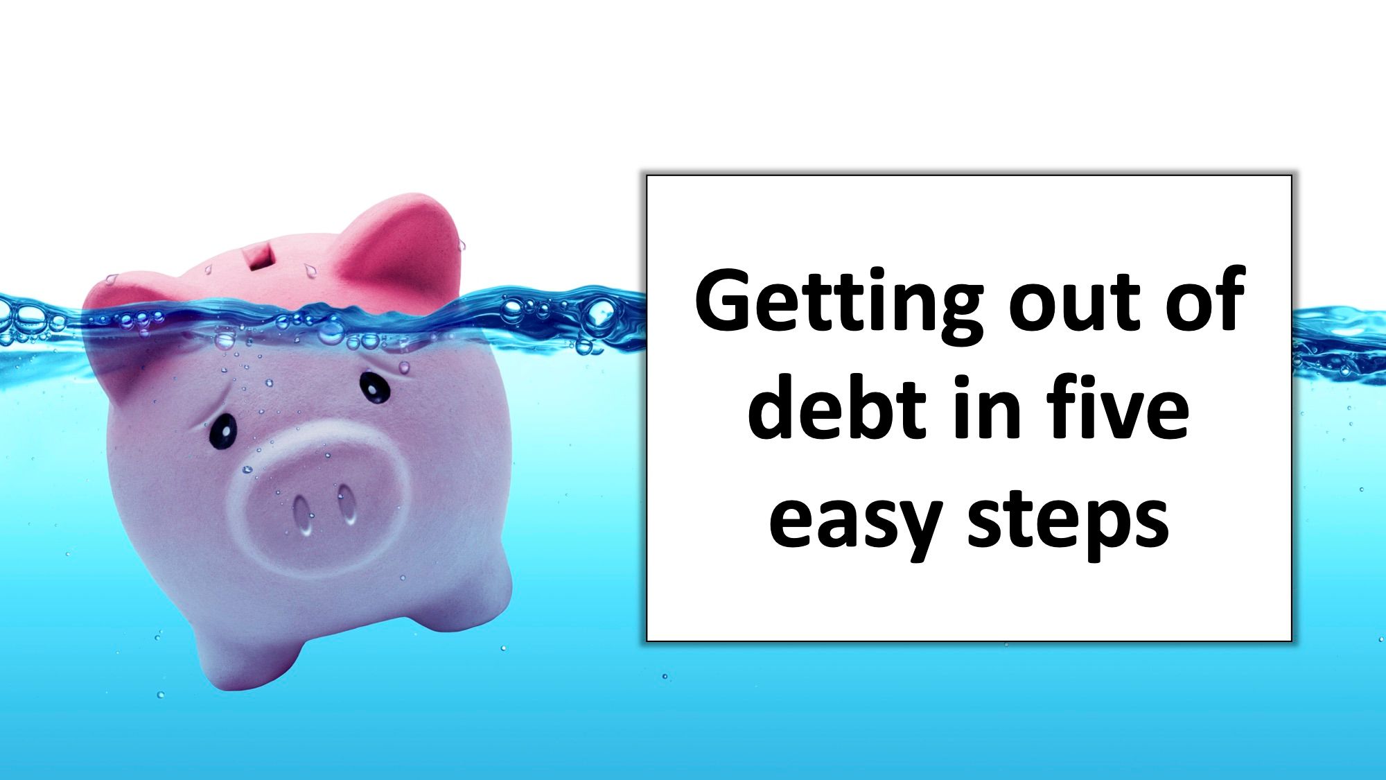 piggy bank under water