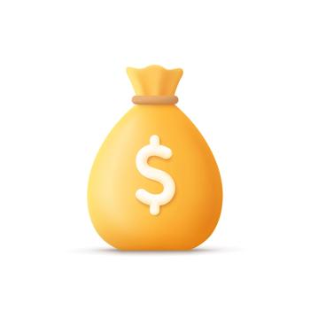 money bag cartoon