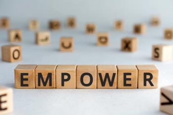 empower spelled in blocks