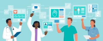 doctors mobile app illustration: © elenabsl - stock.adobe.com