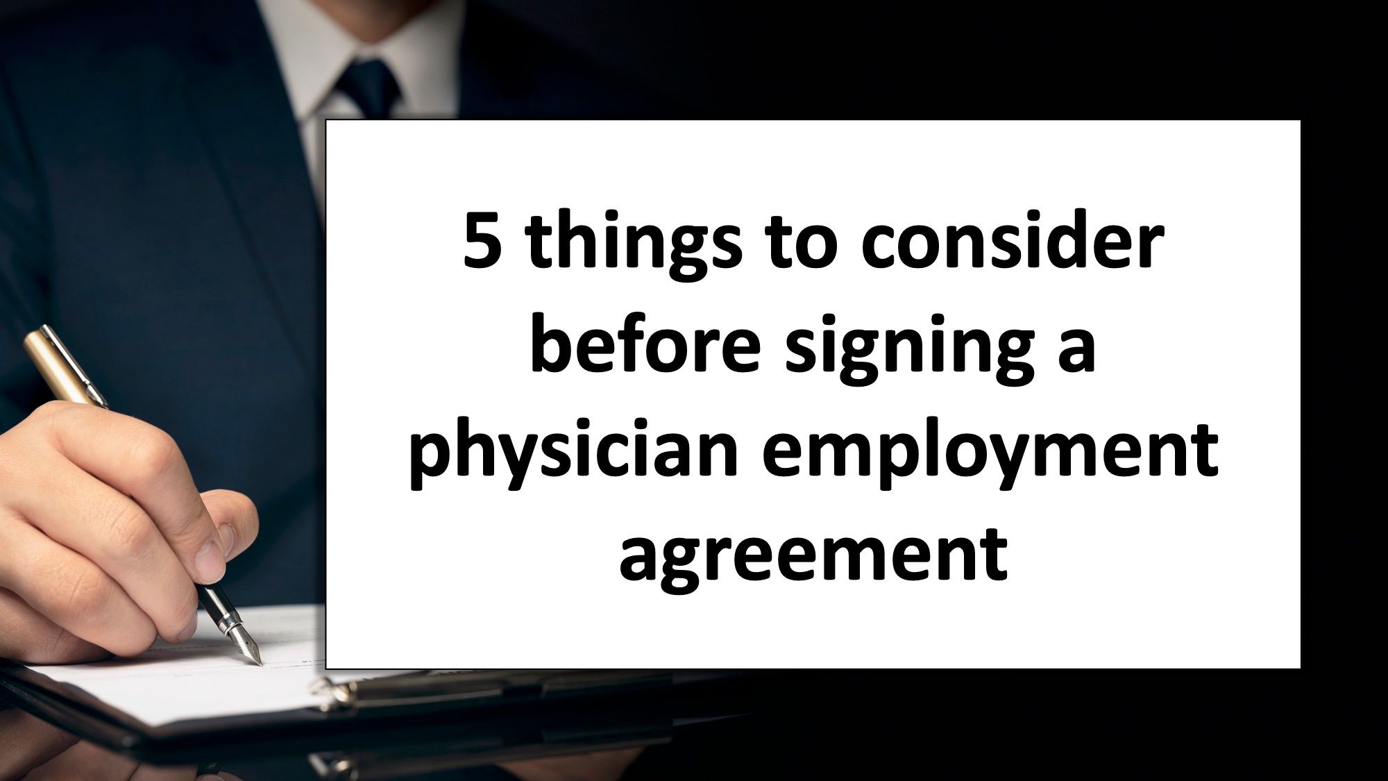 business man signing papers