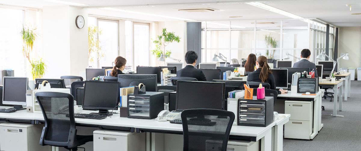 sitting in office: © metamorworks - stock.adobe.com