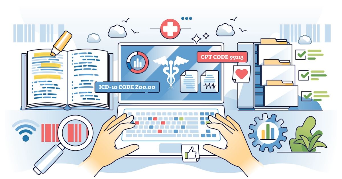medical coding cpt code illustration: © VectorMine - stock.adobe.com