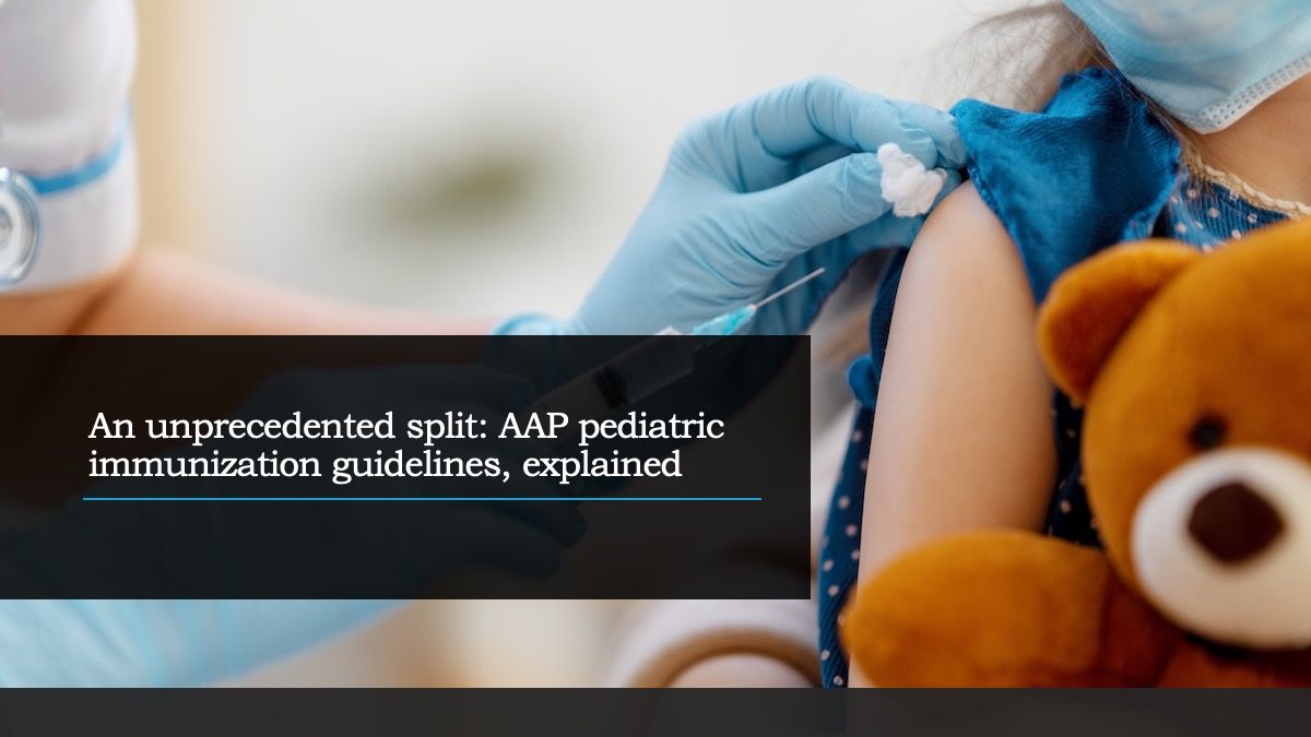 An unprecedented split: AAP pediatric immunization guidelines, explained © Konstantin Yuganov - stock.adobe.com