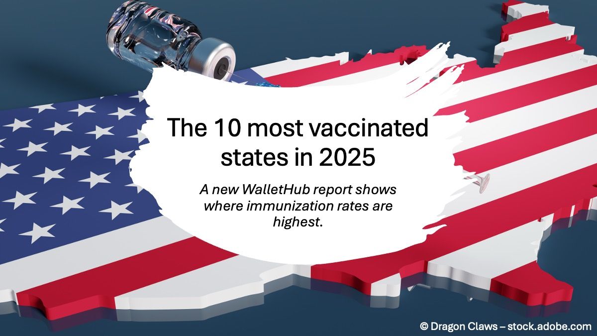 The 10 most vaccinated states in 2025 © Dragon Claws – stock.adobe.com