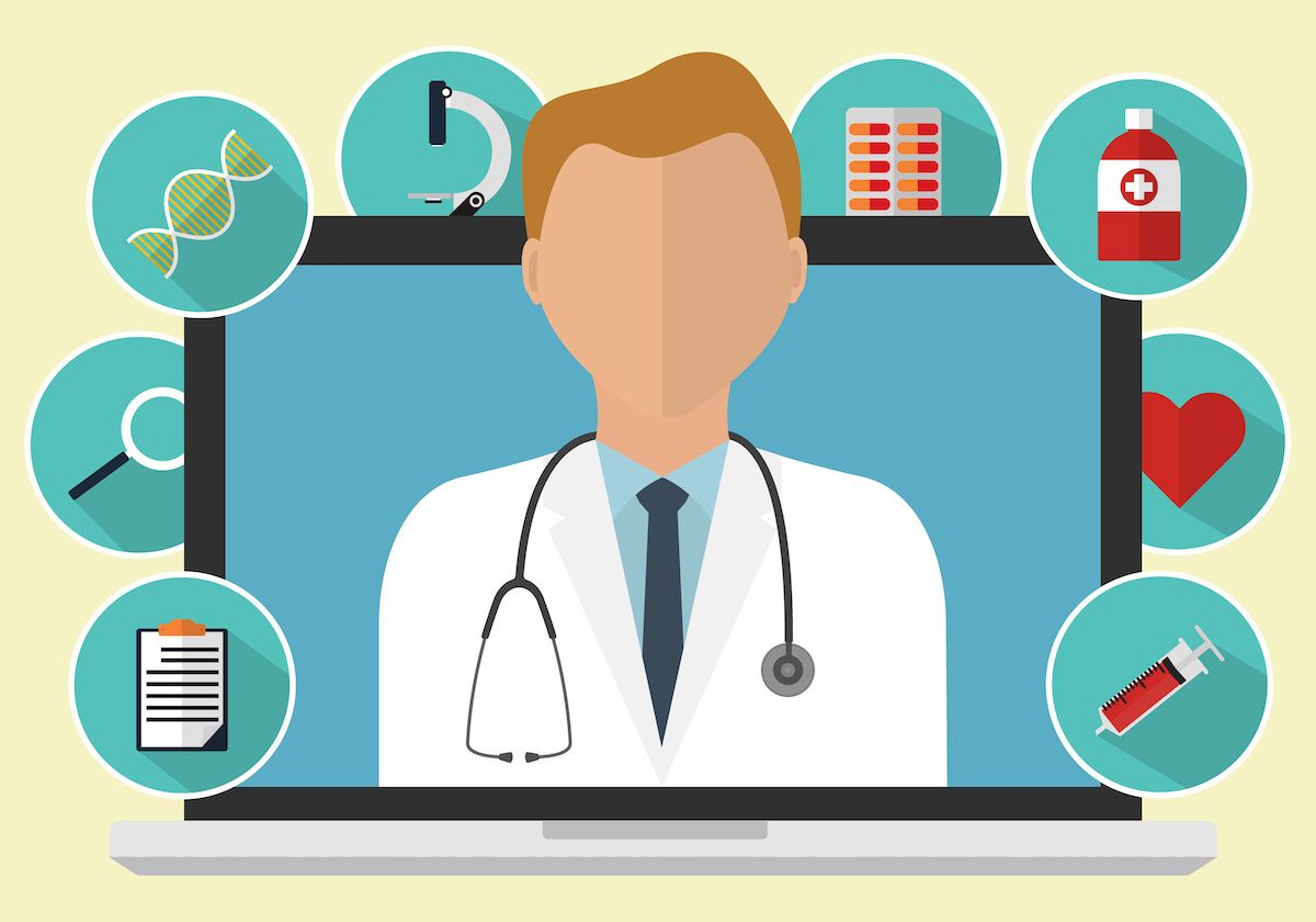 doctor on internet online laptop telemedicine concept © nicescene - stock.adobe.com