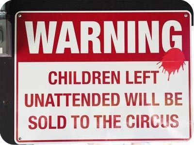 unattended children will be sold lagunita