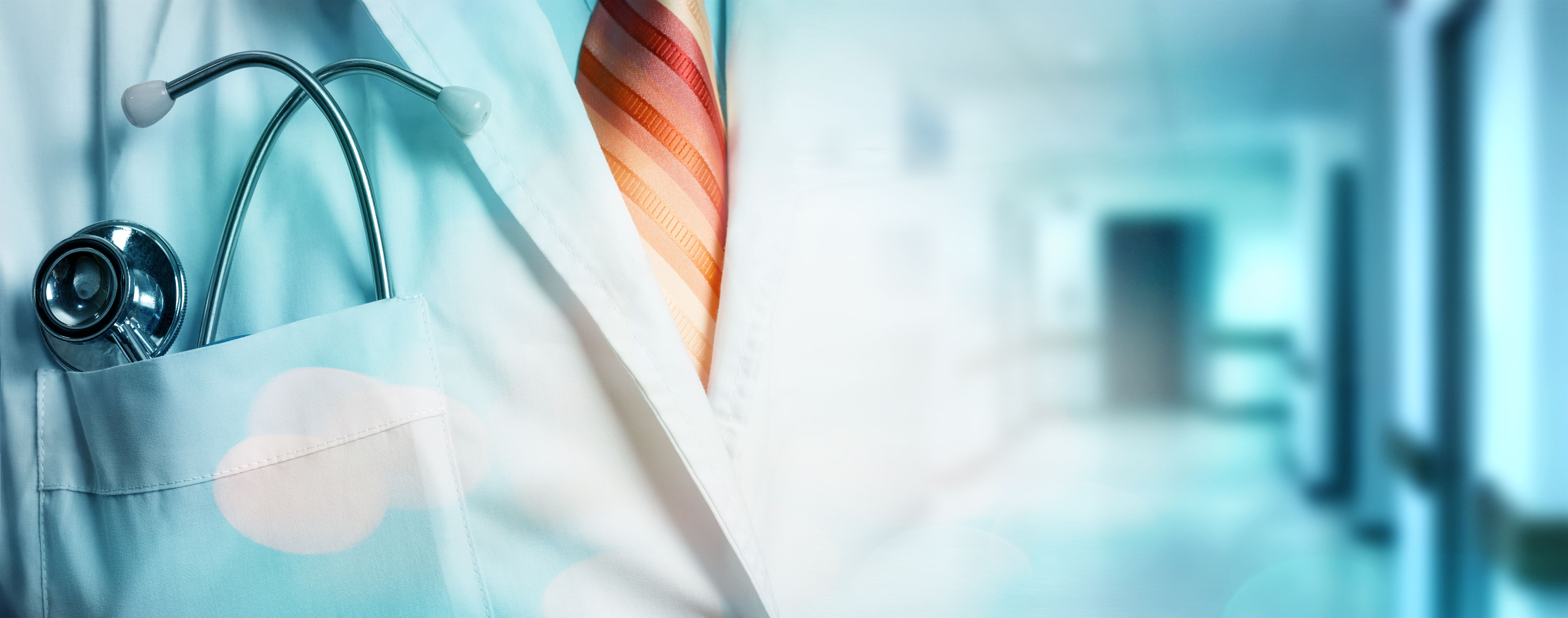 close up of doctor's coat
