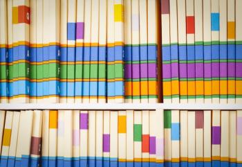 medical records on the shelf