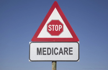 Medicare on stop sign