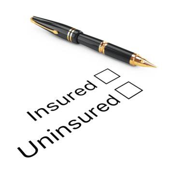 words insured and uninsured with checkboxes | Image credit: doomu stock.adobe.com