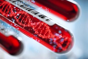 DNA in three test tubes that look like they are holding blood | @Connect world stock.adobe.com