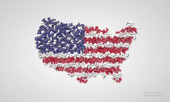 Pills in the shape of America