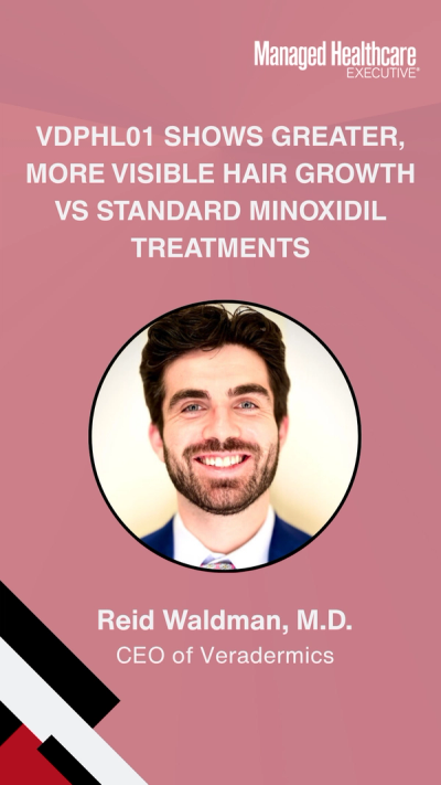 VDPHL01 shows greater and more visible hair growth than standard minoxidil treatments