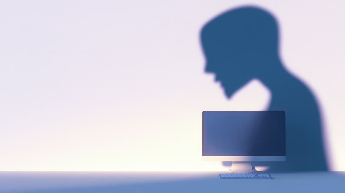 shadowy figure and a computer | ©jusjupiter stock.adobe.com
