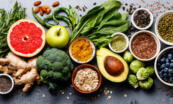 variety of fruit and vegetables