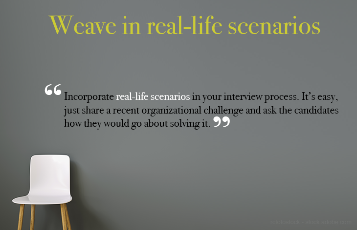 Weave in real life scenarios