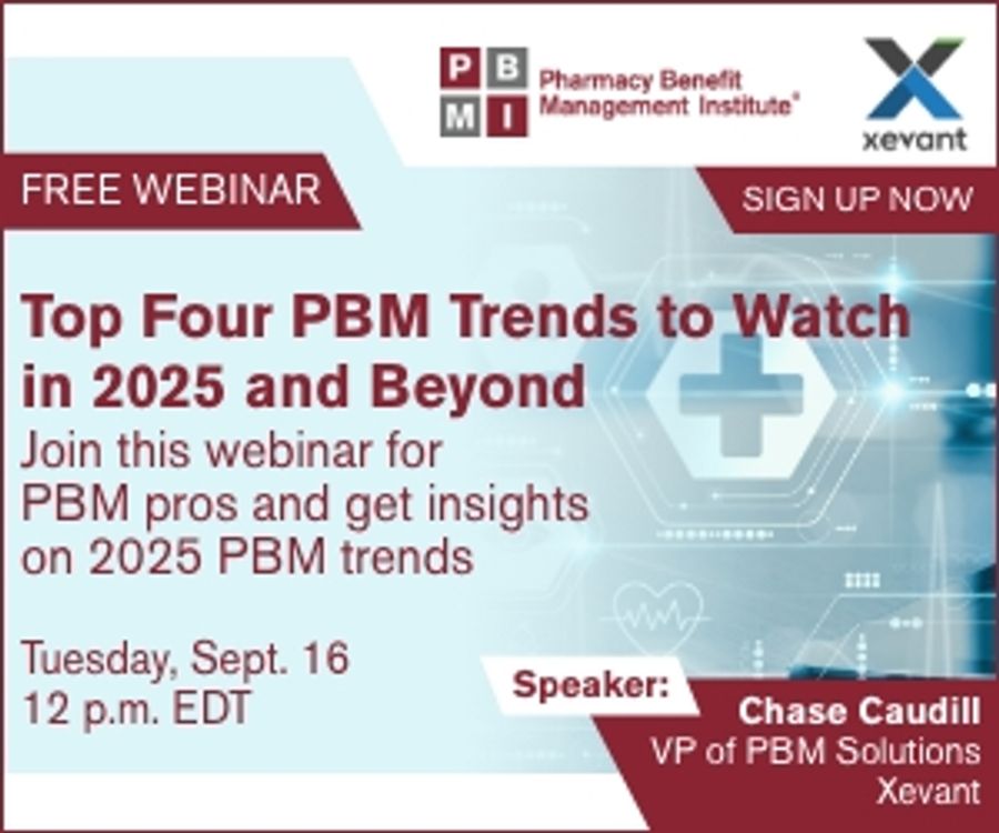Join us on September 16 at 12 PM EDT for a free, expert-led webinar, Top 4 PBM Trends to Watch in 2025 and Beyond, tailored for pharmacy benefit professionals.