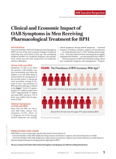 Clinical and Economic Impact of OAB Symptoms in Men Receiving Pharmacological Treatment for BPH