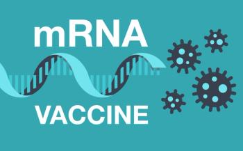mRNA Vaccine spelled out w icon of RNA and virus | Image credit: ©Dmitry Kovalchuk