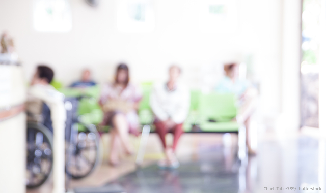 Waiting area in hospital