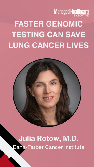 Speed is critical to genomic testing and targeted therapy access in lung cancer