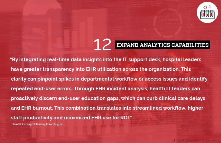 12. Expand real-time analytics capabilities