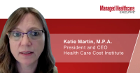 Katie Martin, M.P.A., on soaring prescription drug spending and relatively stable out-of-pocket costs