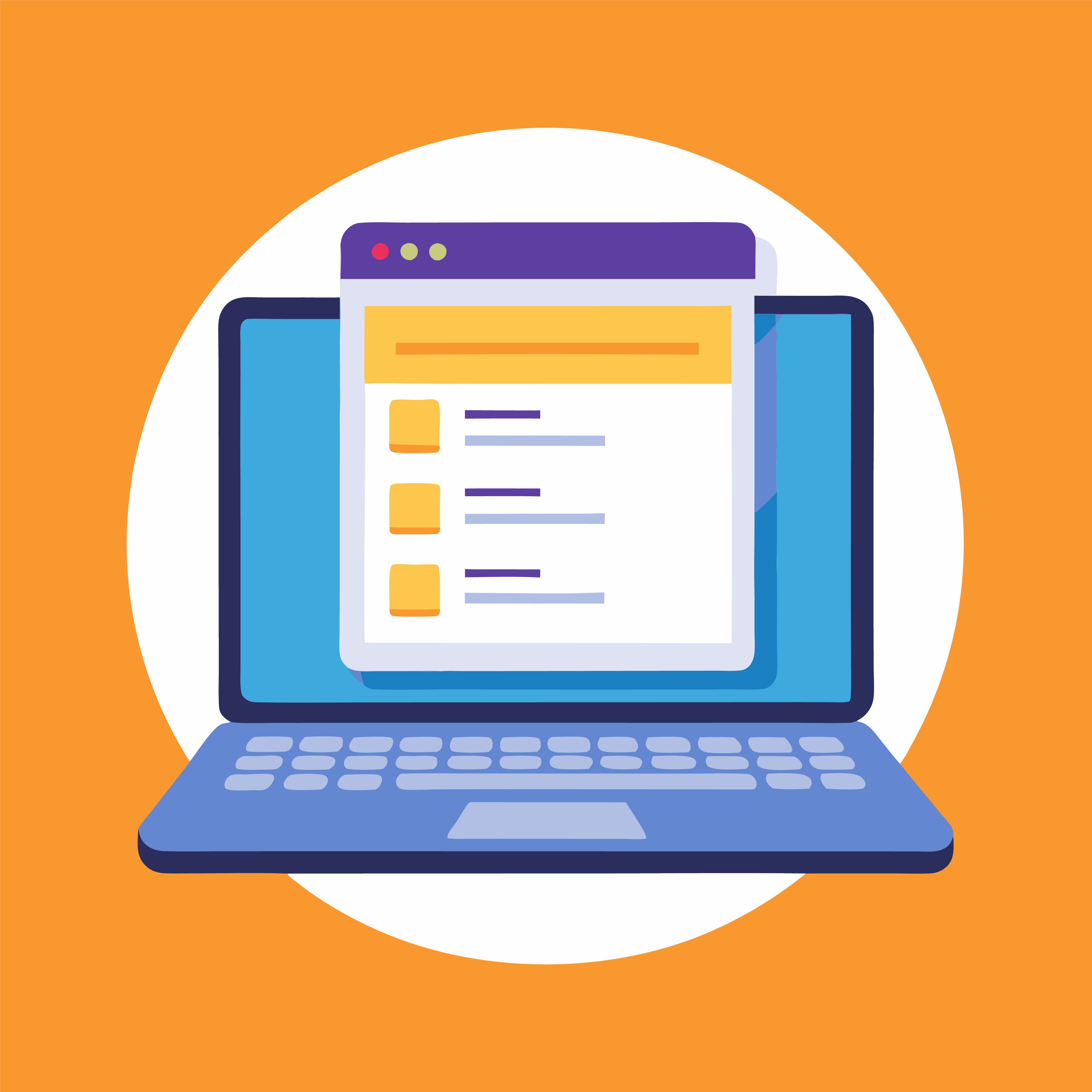 cartoon of computer screen with list on it | Image credit: ©ranti stock.adobe.com